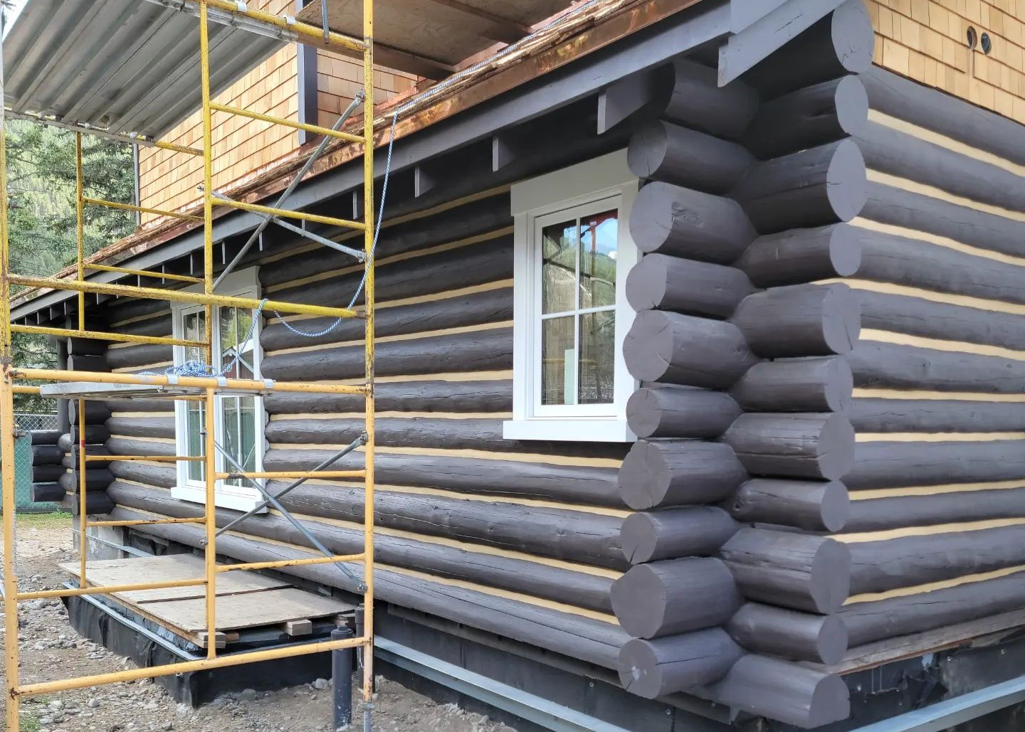 Log Home Stain and Seal