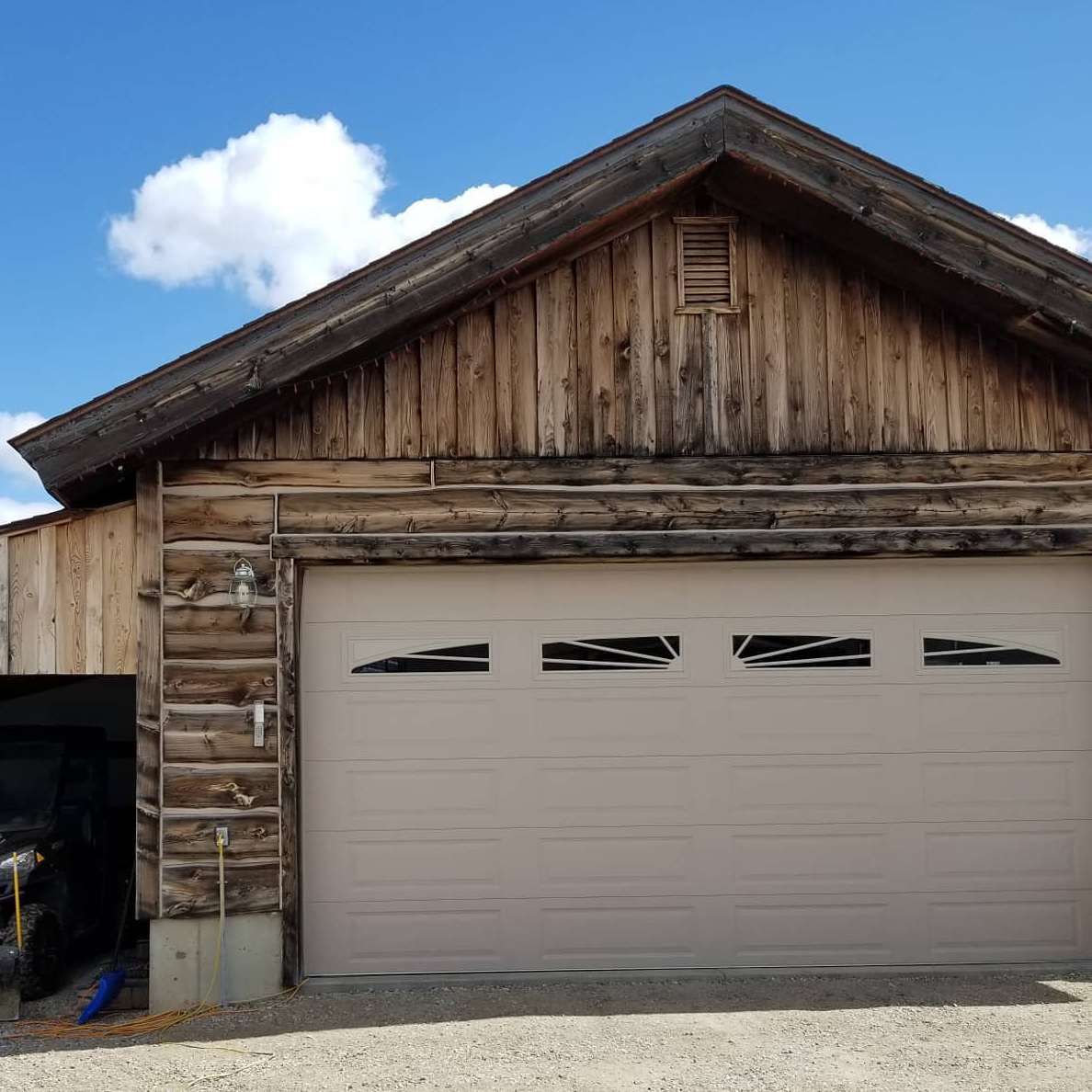 Before Log Home Restoration