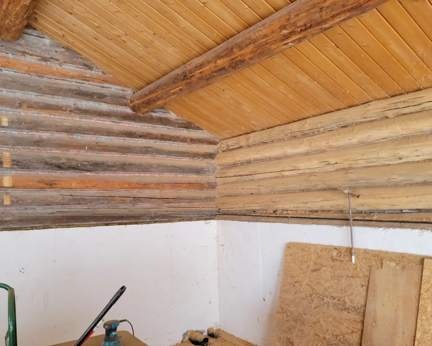 Log Home Media Blasting in Idaho and Wyoming